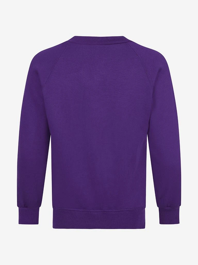 Zeco Schoolwear Zeco Kids School V-Neck Sweatshirt in Purple 2