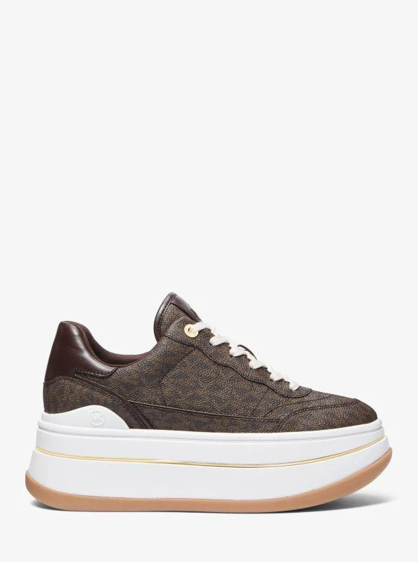Michael Kors Hayes Signature Logo Platform Sneaker 2