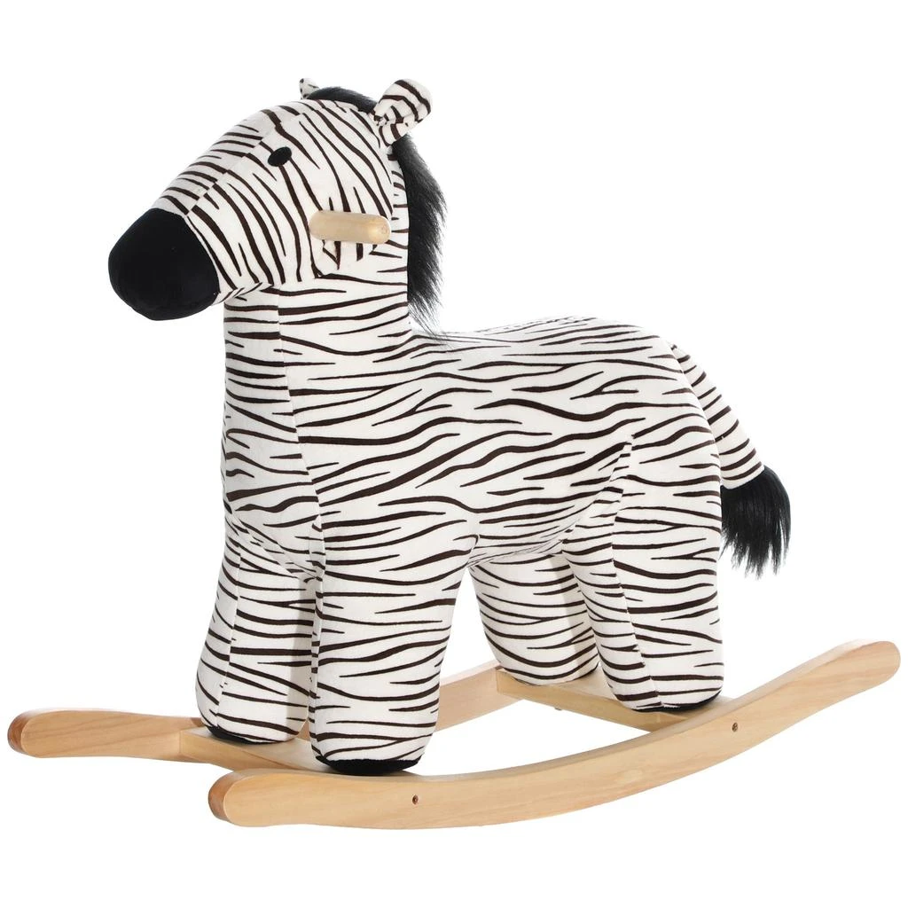 BreeBe Plush Zebra Rocker for Kids (Ages 2–4)