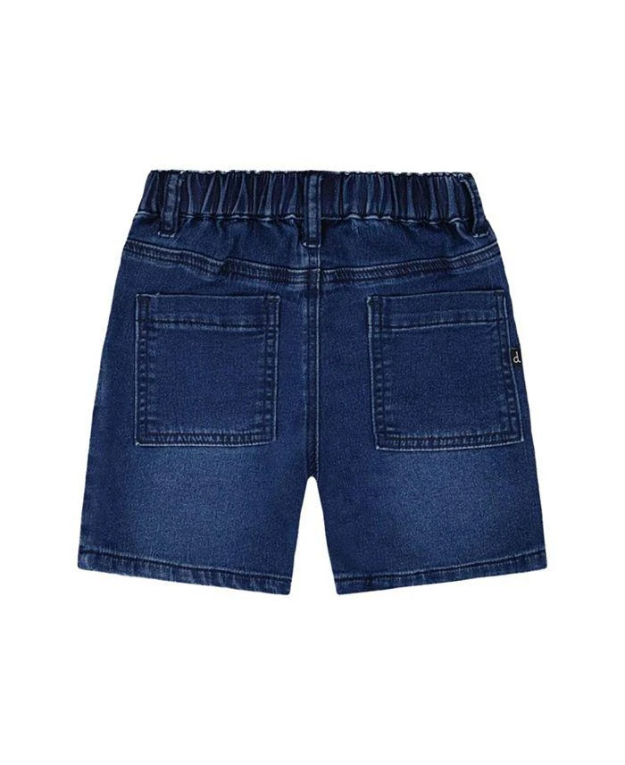 Deux par Deux Boys
 French Terry Elastic Waist Drawstring Denim Shorts - Little Kid 4