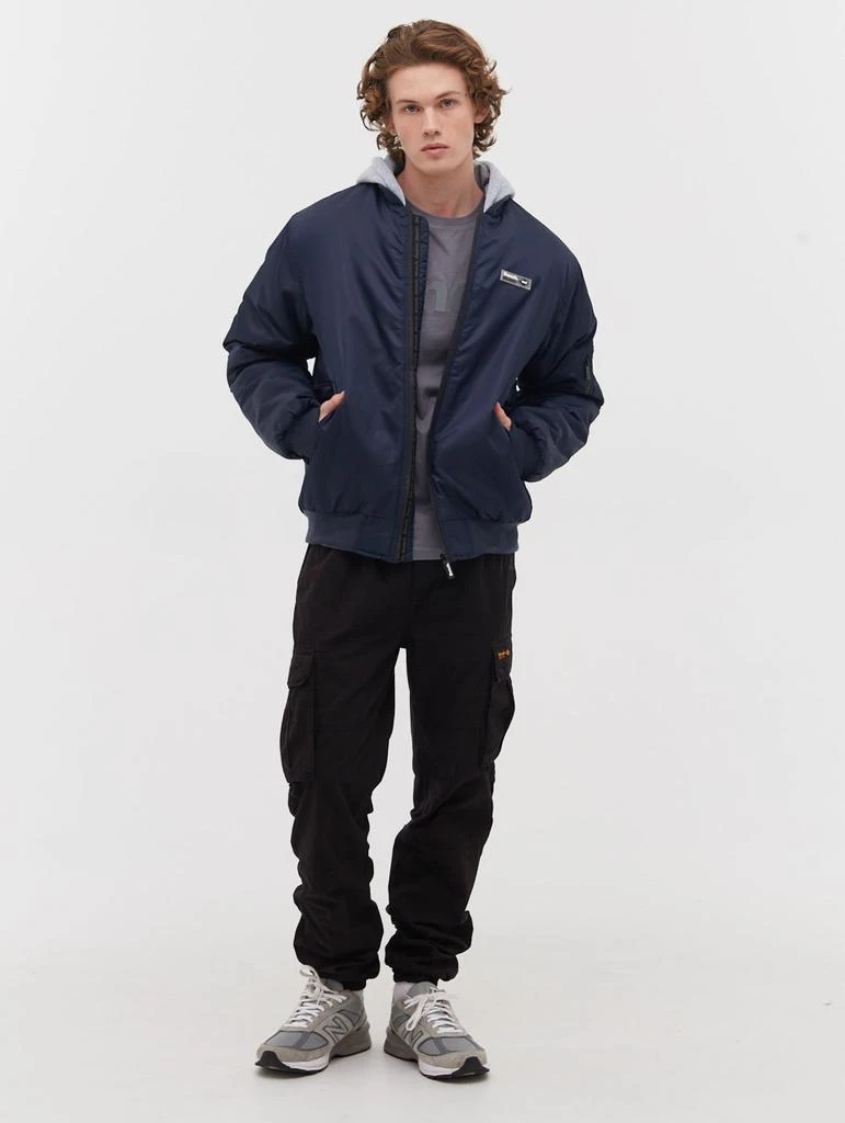 Bench. Bomper Fleece Hood Bomber Jacket - 6