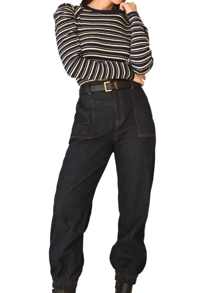 Greylin Greylin - Wally Stripe Knit Tee Top 5