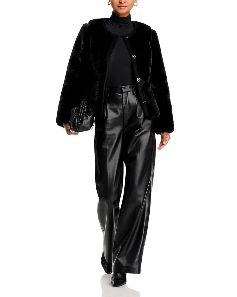 Adrienne Landau Simone Faux Fur Jacket 2