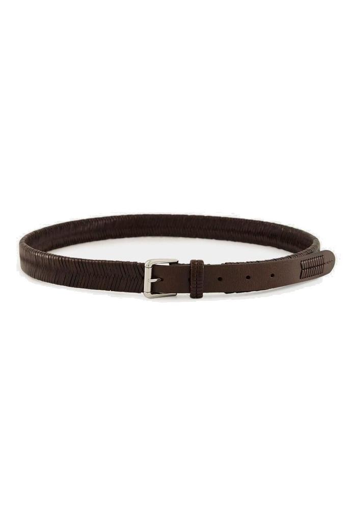 Shop Lemaire Buckle Fastened Braided Belt on Sale at