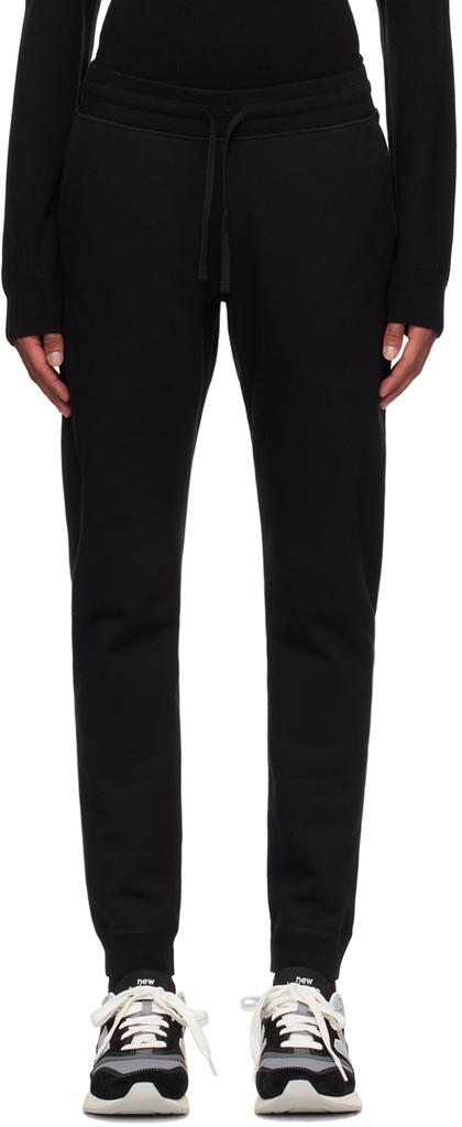 REIGNING CHAMP Black Midweight Terry Slim Sweatpants