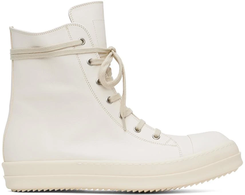 Rick Owens Off-White Porterville Washed Calf Sneakers 1
