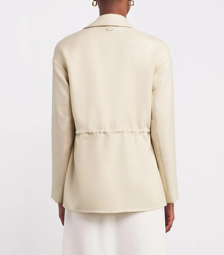 AGNONA Wool-Silk Drawstring Jacket 4