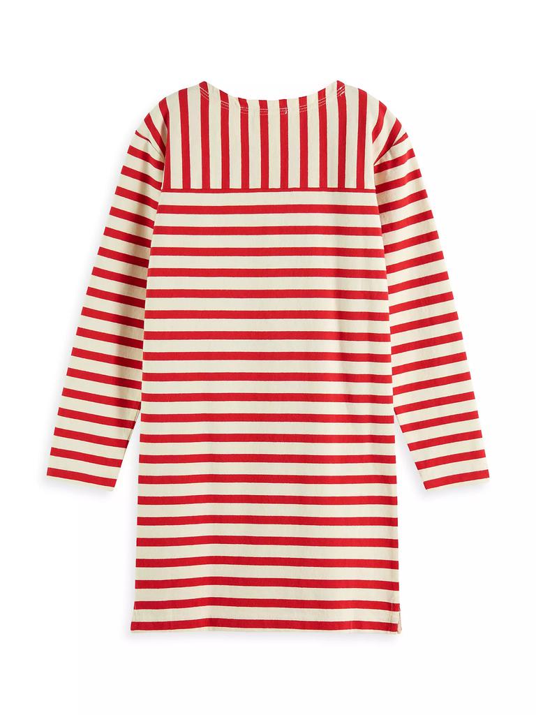 Scotch & Soda Little Girl's & Girl's Bretton Striped Sweaterdress