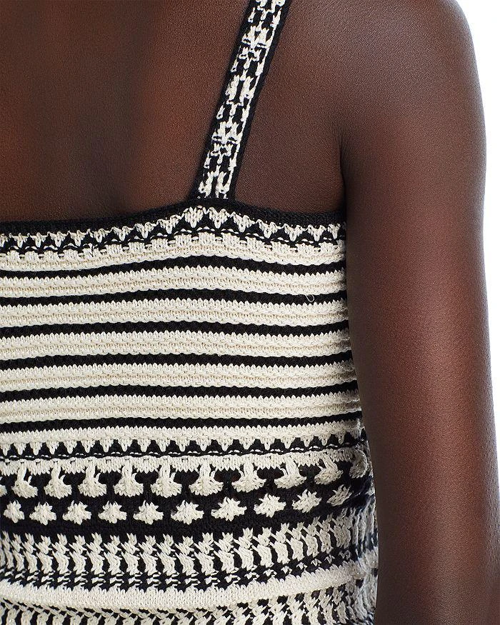 AQUA Striped Crochet Top - Exclusive 6