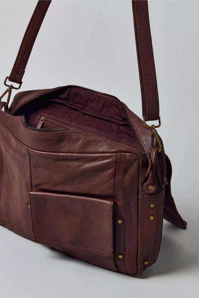 Urban Outfitters Classic Leather Messenger Bag 4