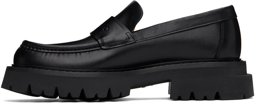 Salvatore Ferragamo Black Chunky Loafers 3