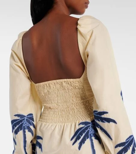 JOHANNA ORTIZ The Power Of The Sea cotton-blend minidress 6