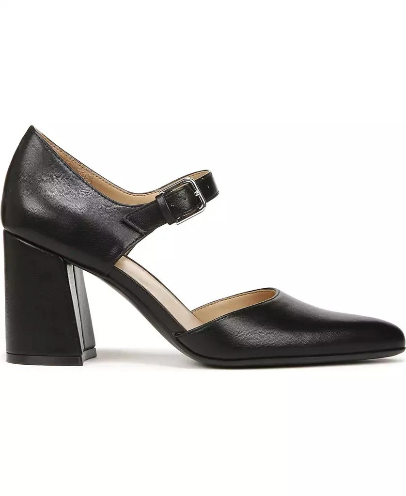 Naturalizer Women's Pixie Mary Jane Pointed Toe Block Heel Pumps 2