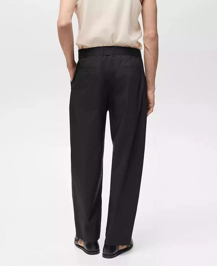 Mango Men's Relaxed Technical Pants 3