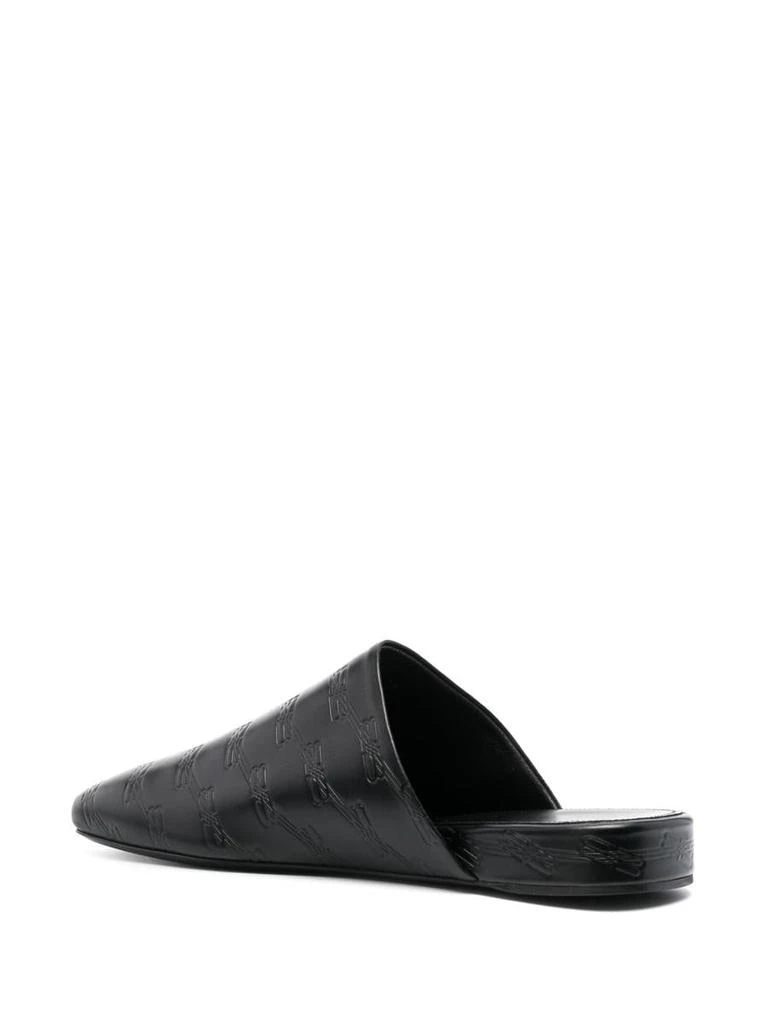 Balenciaga Balenciaga Cosy Bb Leather Slippers 3
