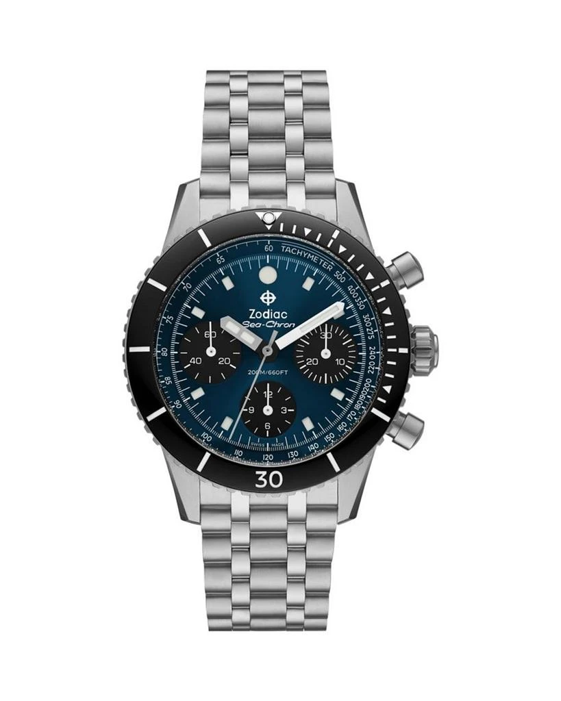ZODIAC Sea-Chron Automatic Stainless Steel Watch, 42mm 1