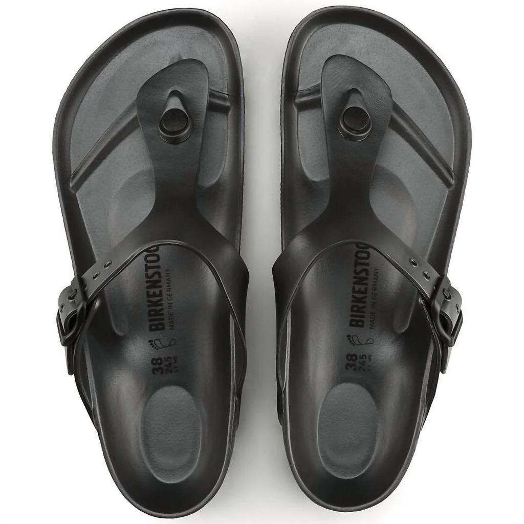 Birkenstock Unisex Gizeh Eva Sandals In Anthracite 3