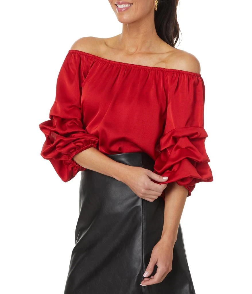 Vince Camuto Off-the-Shoulder Bubble Sleeve Blouse 3