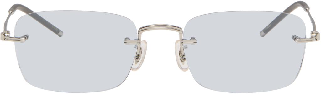 Oliver Peoples Silver TK-10 Sunglasses