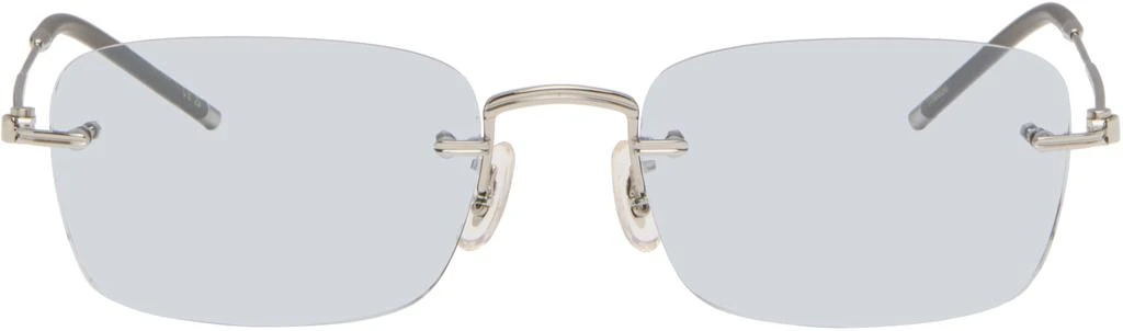 Oliver Peoples Silver TK-10 Sunglasses 1
