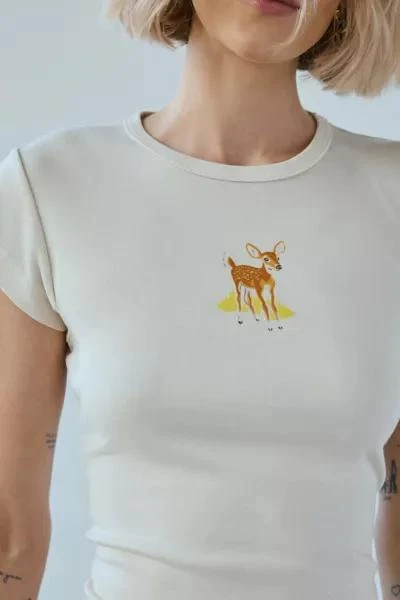 Future State Future State Sweet Animal Graphic Baby Tee 2