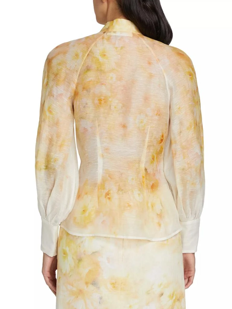 Zimmermann Crush Embellished-Button Shirt 5
