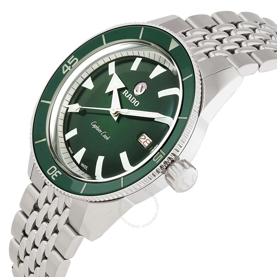 Rado Captain Cook Automatic Green Dial Men's Watch R32505313 2