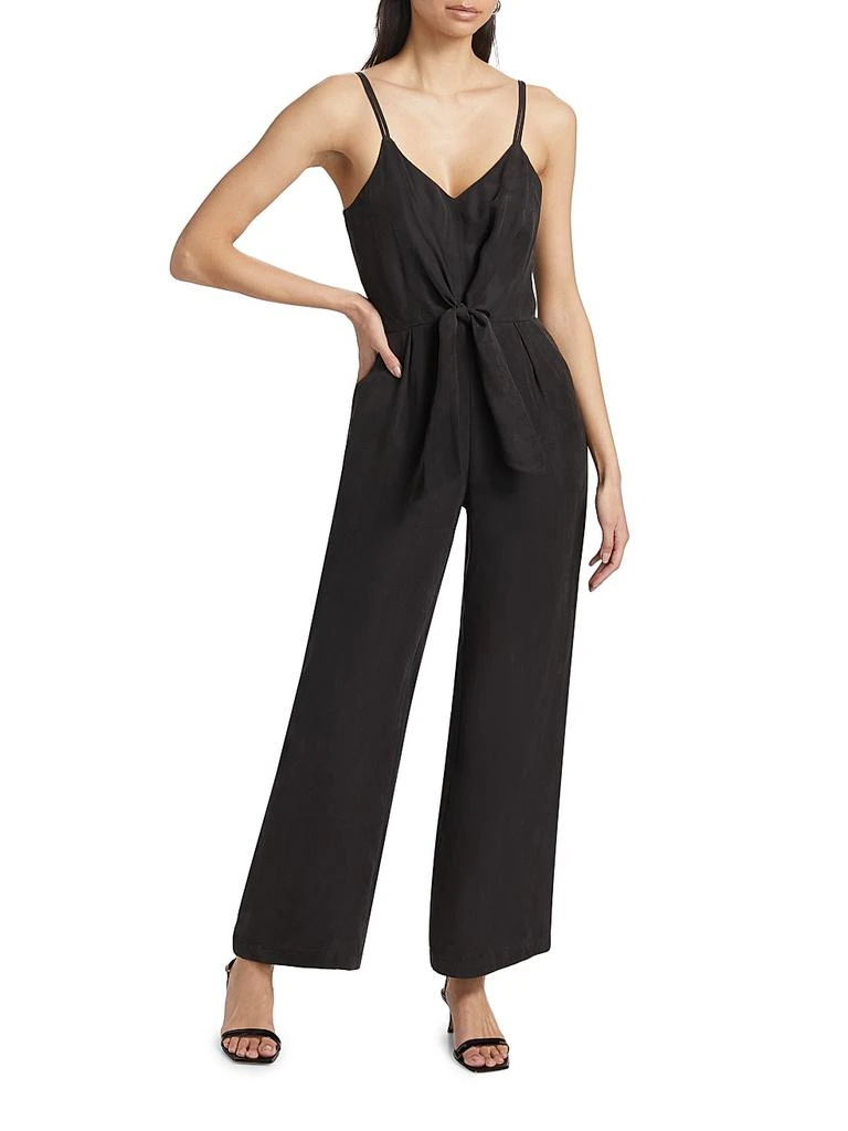 If Only Studio V-Neck Tie-Waist Jumpsuit 2