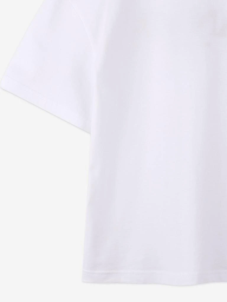 Lanvin Boys Embroidered Logo T-Shirt in White 4