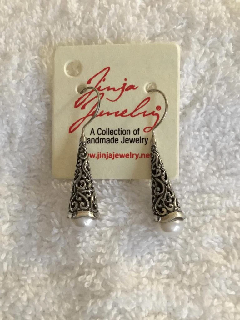 Jinja Jewelry Jinja Jewelry - Women
s Short Mabe Pearl Earrings 2