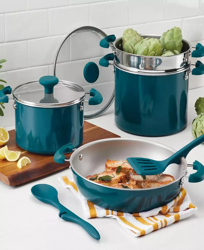Rachael Ray Create Delicious Stackable Nonstick 8-Pc. Cookware Set 5