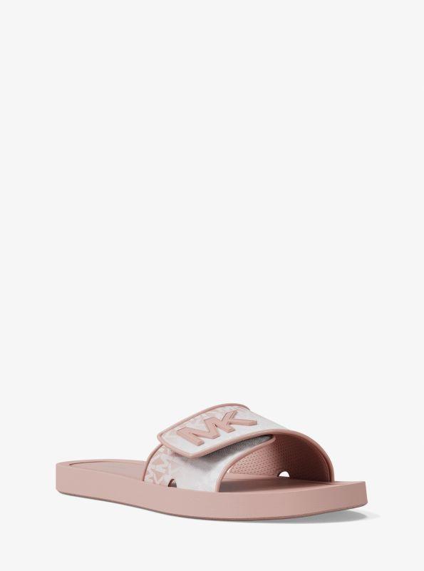 Michael Kors Palmer Ombré Signature Logo Slide Sandal