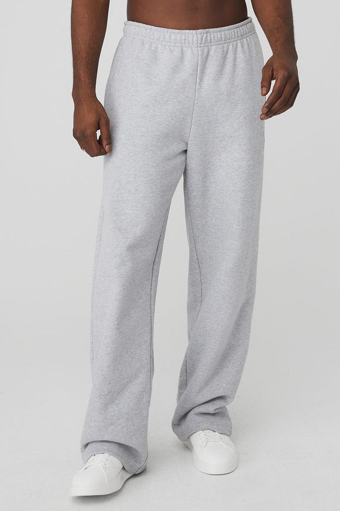 Alo Renown Heavy Weight Sweatpant - Athletic Heather Grey