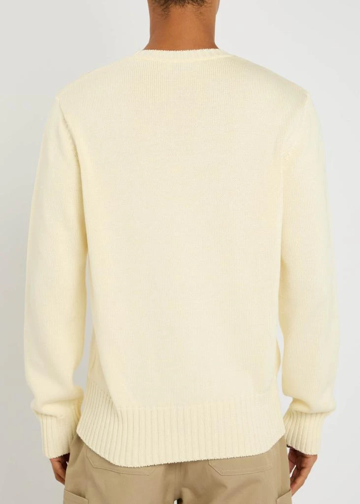 Givenchy Logo-embroidered cotton jumper 3