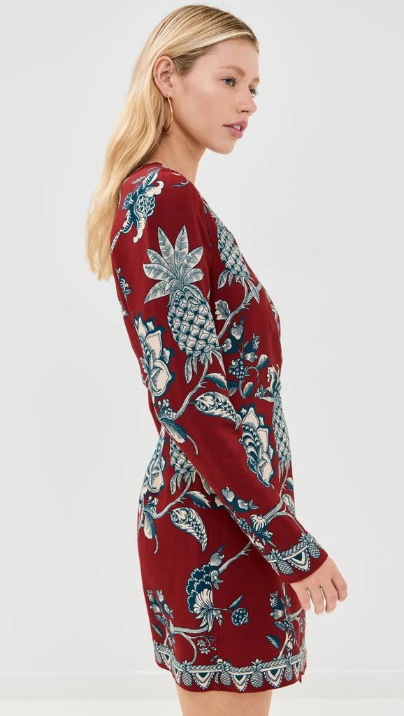 Farm Rio Tropical Landing Red Wrap Mini Dress 3