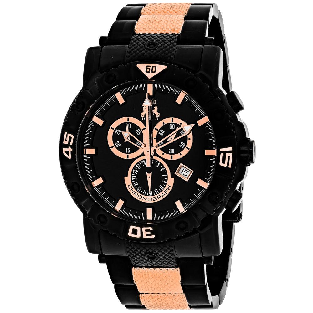 JIVAGO Men's Black dial Watch
