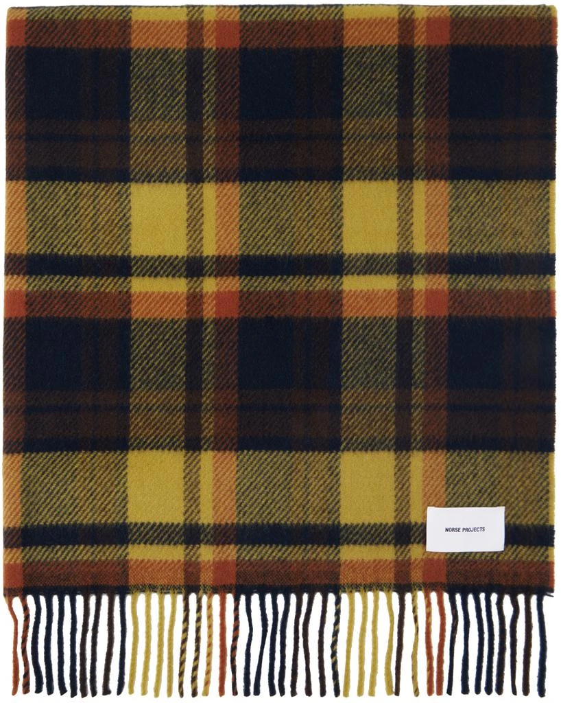 NORSE PROJECTS Multicolor Checked Scarf 1