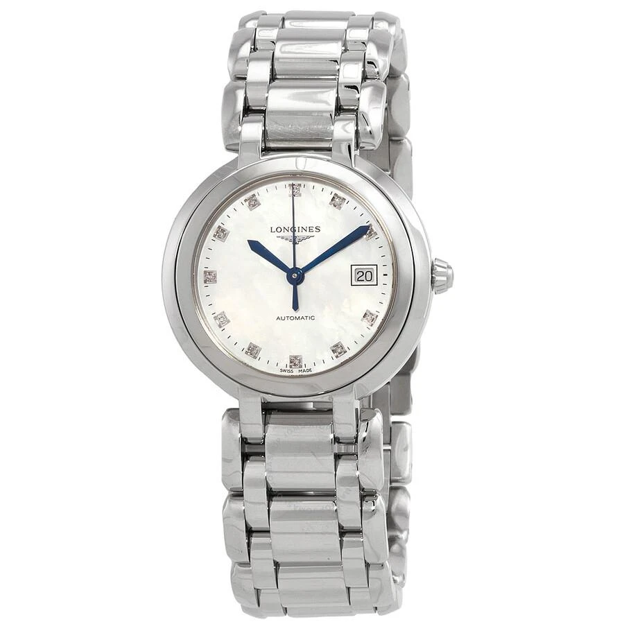 Longines Primaluna Automatic Diamond White Mother of Pearl Dial Ladies Watch L8.113.4.87.6 1