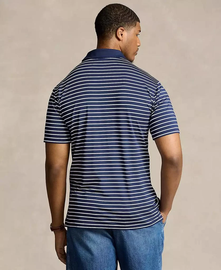 Ralph Lauren Men's Big & Tall Airflow Stretch Striped Performance Polo Shirt 2