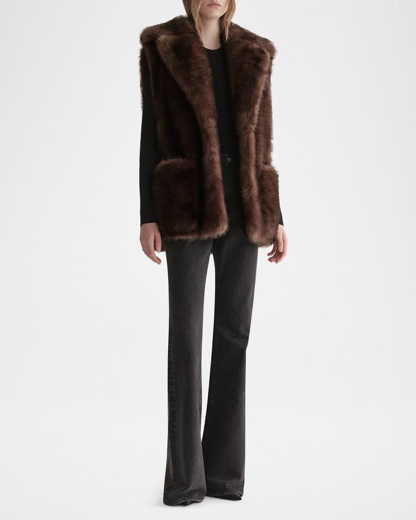 A.L.C. Devon Faux Fur Vest