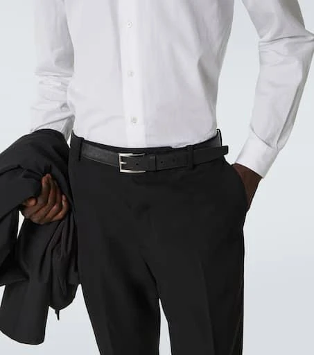 Prada Logo Saffiano leather belt 2