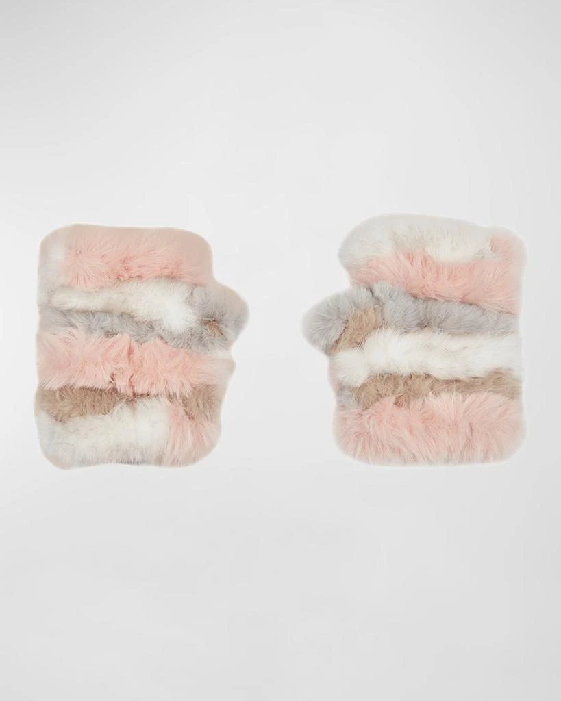 Jocelyn Faux Fur Mandy Mittens 1