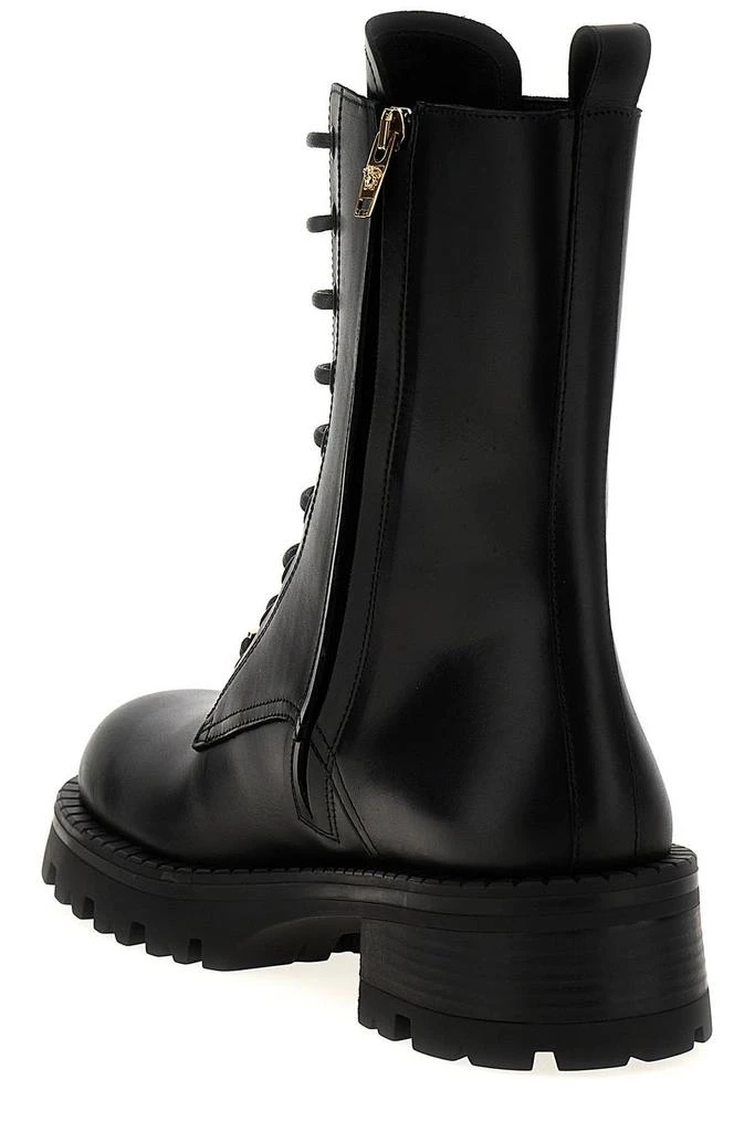 Versace Versace Vagabond Round-Toe Lace-Up Army Boots 2