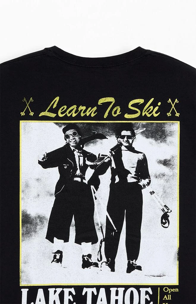 null Learn To Ski Lake Tahoe T-Shirt 4