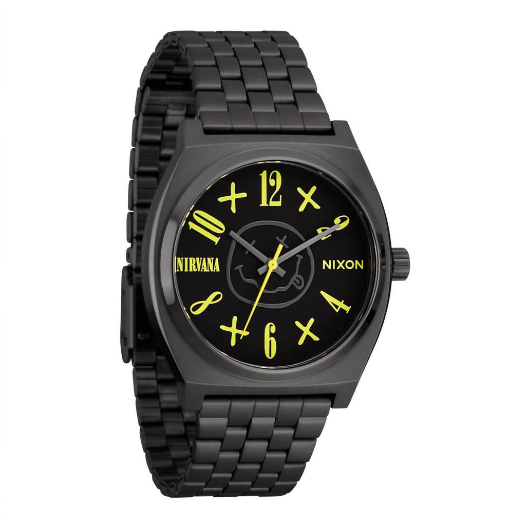 Nixon Nixon - Unisex Nirvana Time Teller Smiley Face Watch