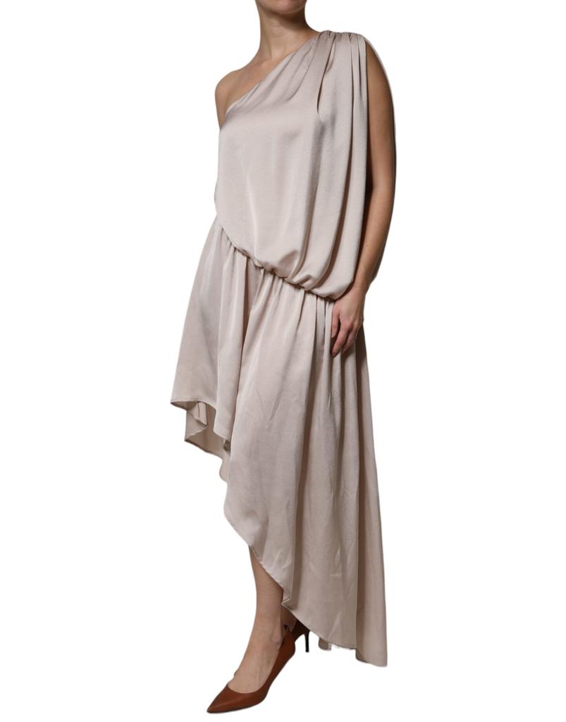 CHRISTIAN PELLIZZARI One Shoulder Asymmetric Drape Women's Dress (Pre-Owned)
