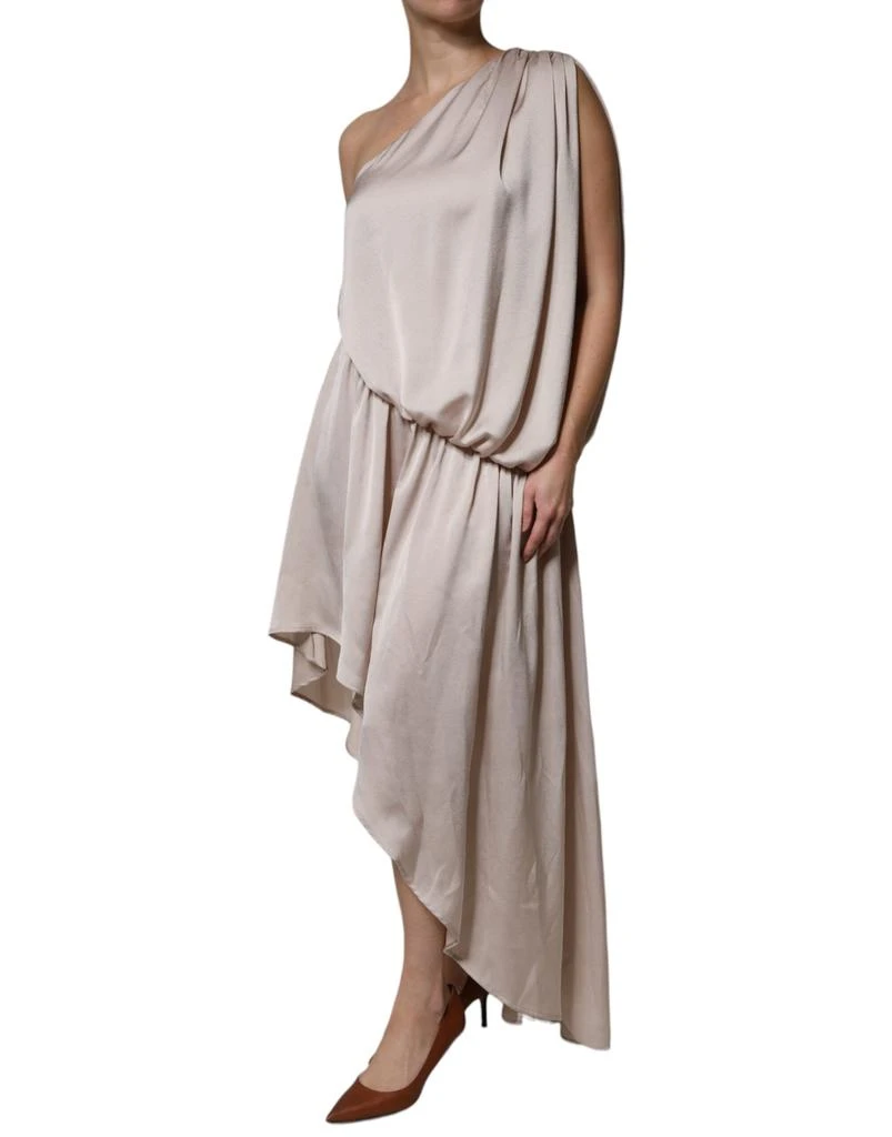 CHRISTIAN PELLIZZARI One Shoulder Asymmetric Drape Women's Dress (Pre-Owned) 2