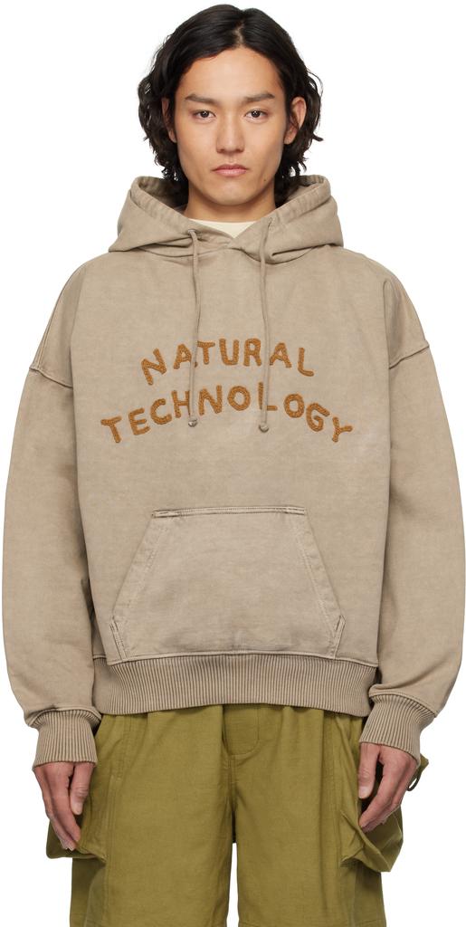 Story mfg. Brown Geo Hoodie