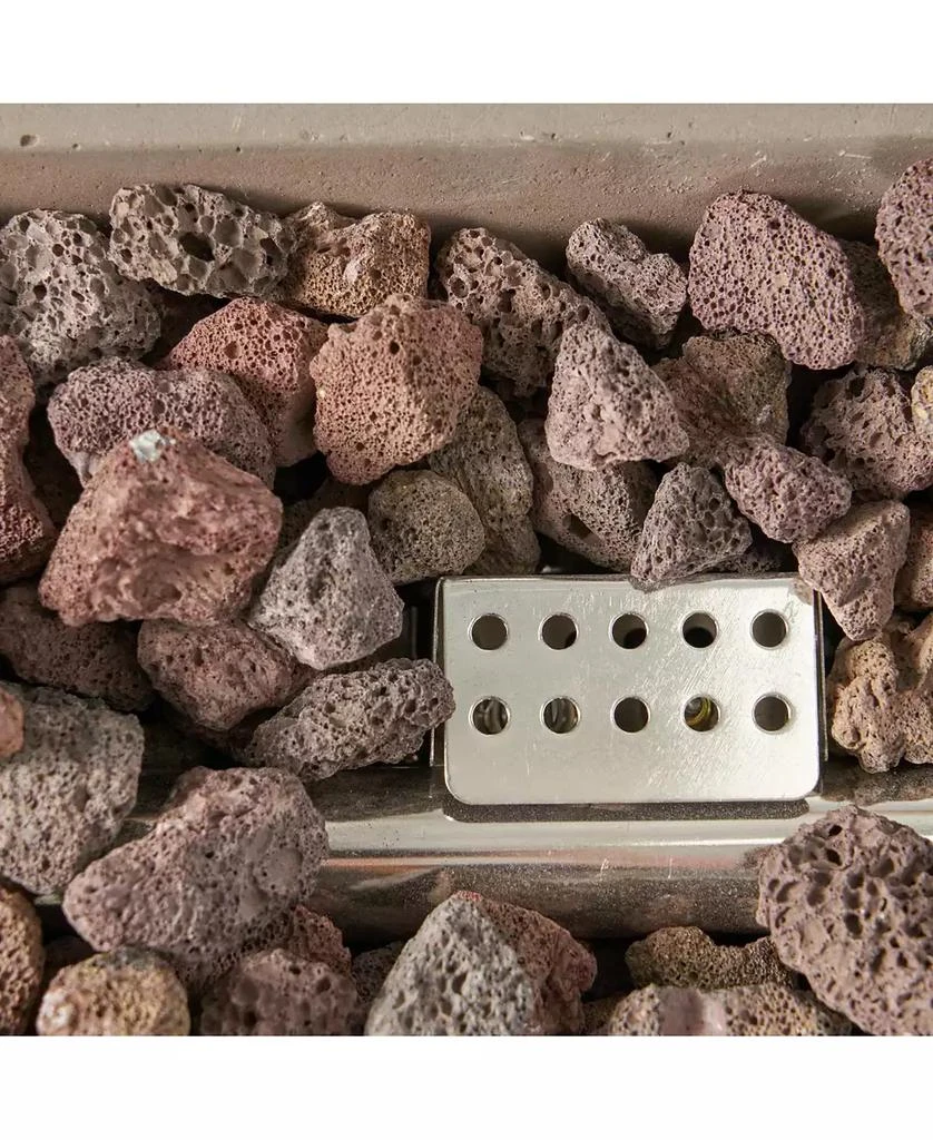 Streamdale Furniture Modern Concrete Fire Pit with 40K BTU for Indoor Warmth and Style 6