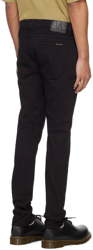Nudie Jeans Black Skinny Lin Jeans 3